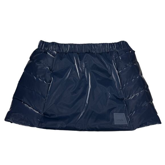 NWT RAINS Loop Women's Mini Skirt Size Large In Ink - Picture 2 of 5